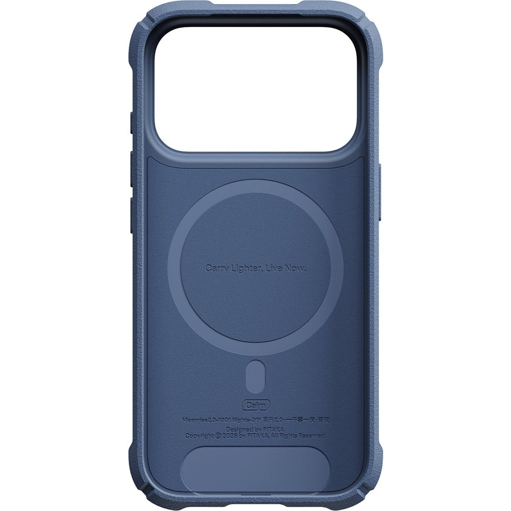 Pitaka iPhone 17 Pro/iPhone 18 Pro -kuori Cairn MagSafe Midnight