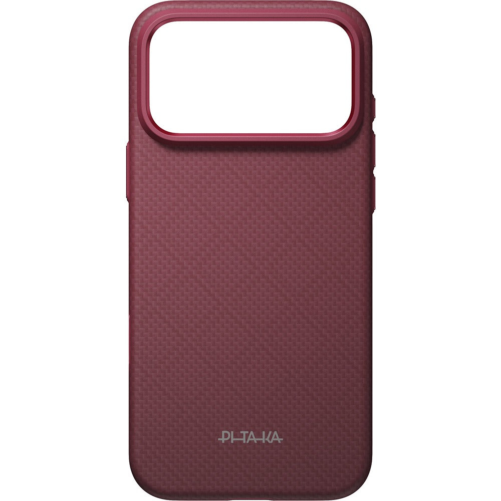 Pitaka iPhone 17 Pro Max/iPhone 18 Pro Max Kuori Summa MagSafe Argyle Burgundy
