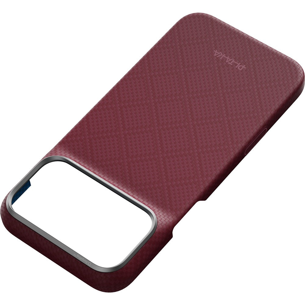Pitaka iPhone 17 Pro Max/iPhone 18 Pro Max Kuori Edge MagSafe Argyle Burgundy
