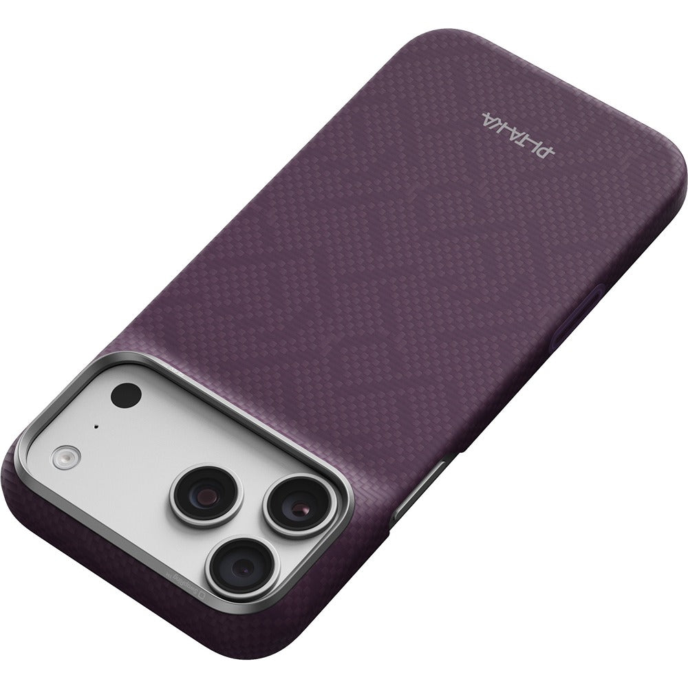 Pitaka iPhone 17 Pro Max/iPhone 18 Pro Max Kuori Edge MagSafe Charoite Purple