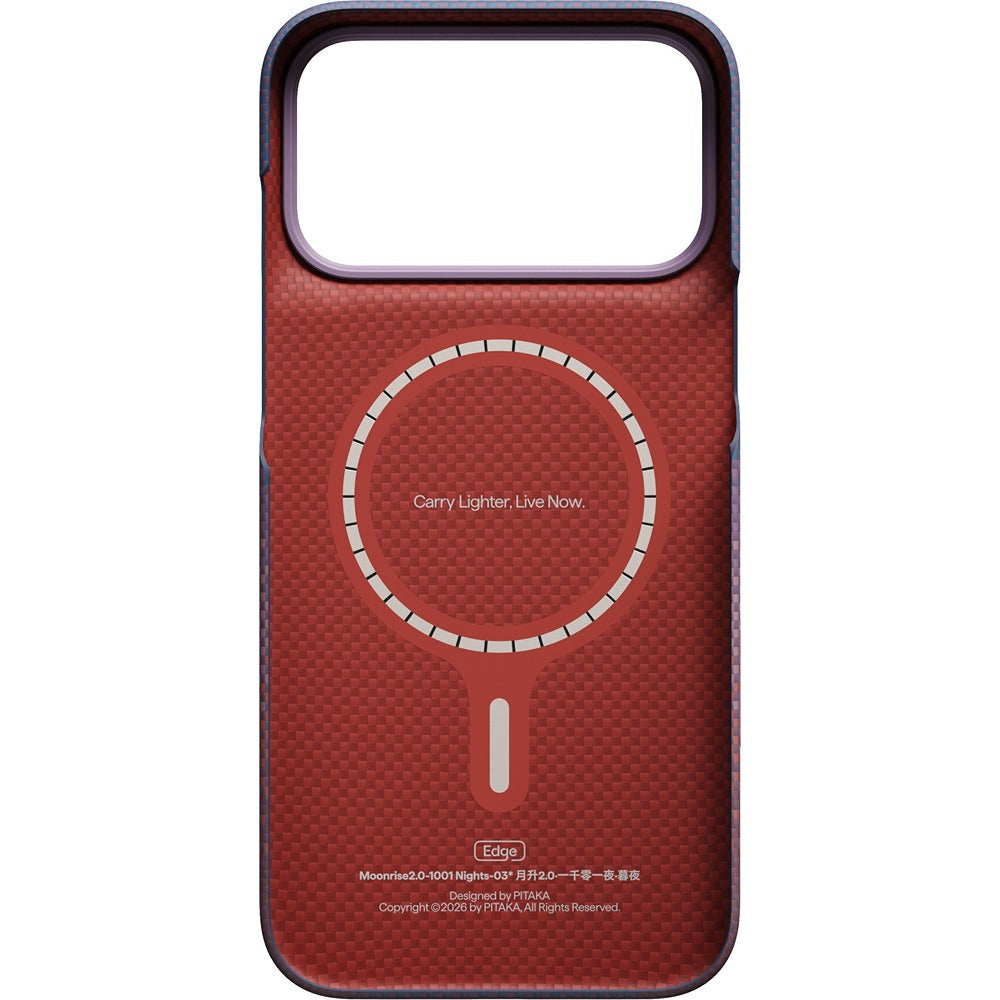 Pitaka iPhone 17 Pro Max/iPhone 18 Pro Max Kuori Edge MagSafe Twilight