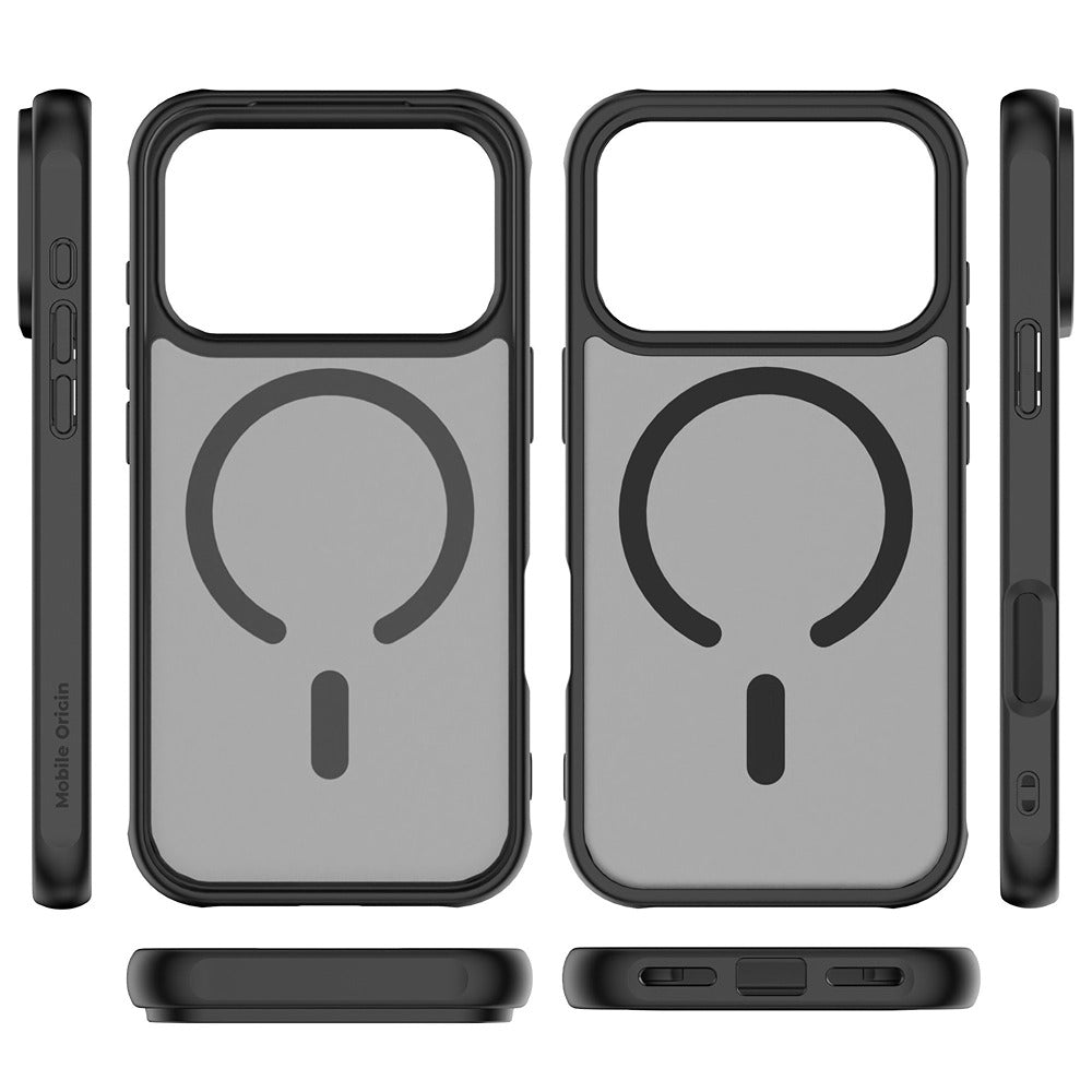 Mobile Origin iPhone 18 Pro Kuori Easy Case MagSafe Musta