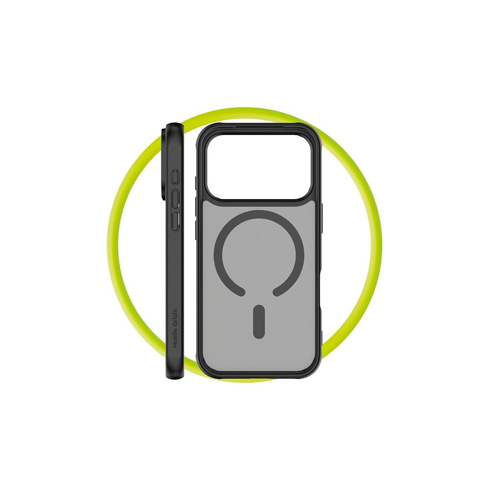 Mobile Origin iPhone 18 Pro Kuori Easy Case MagSafe Musta
