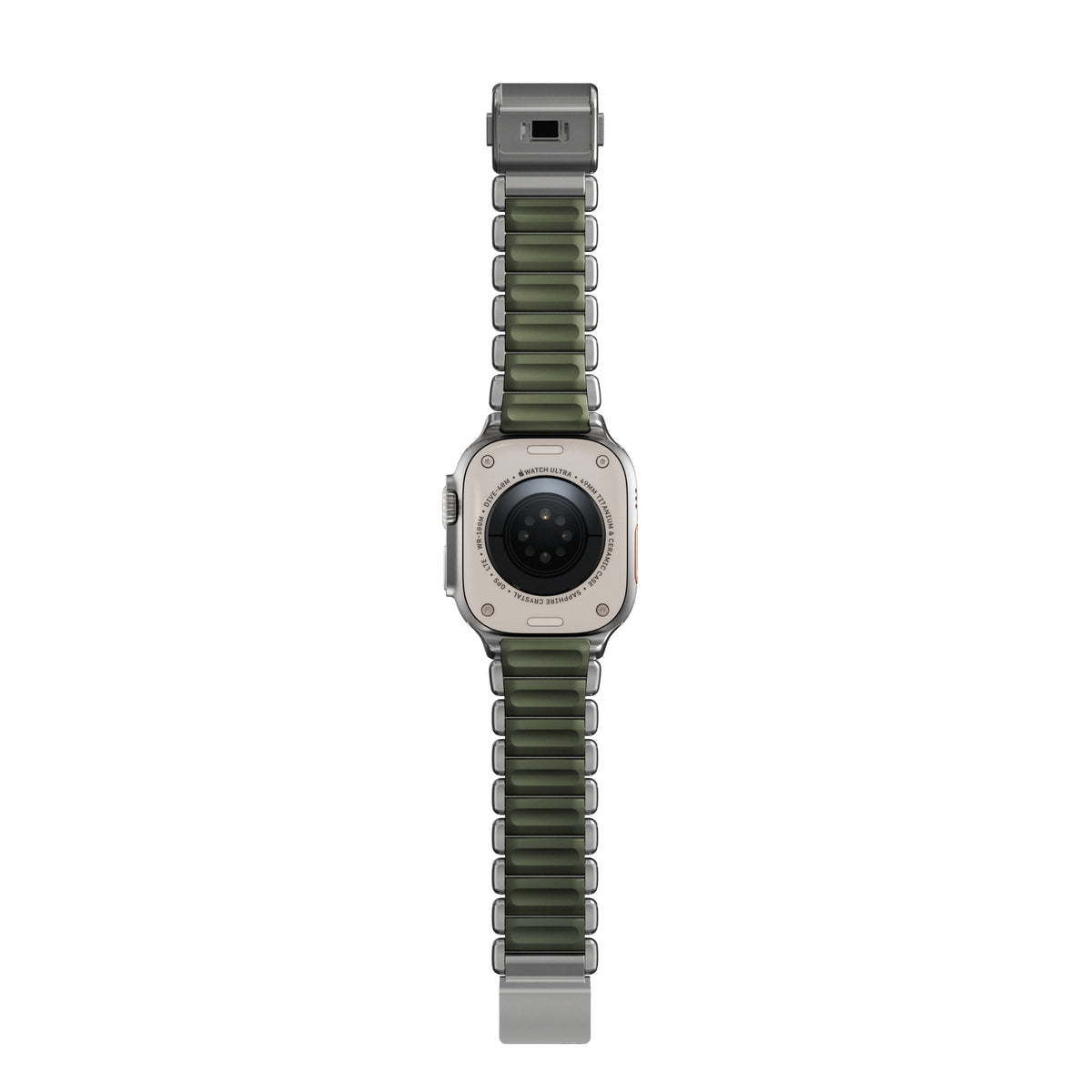 Nomad Apple Watch 45/46mm/Ultra 49mm Ranneke Stratos Band Natural Forest
