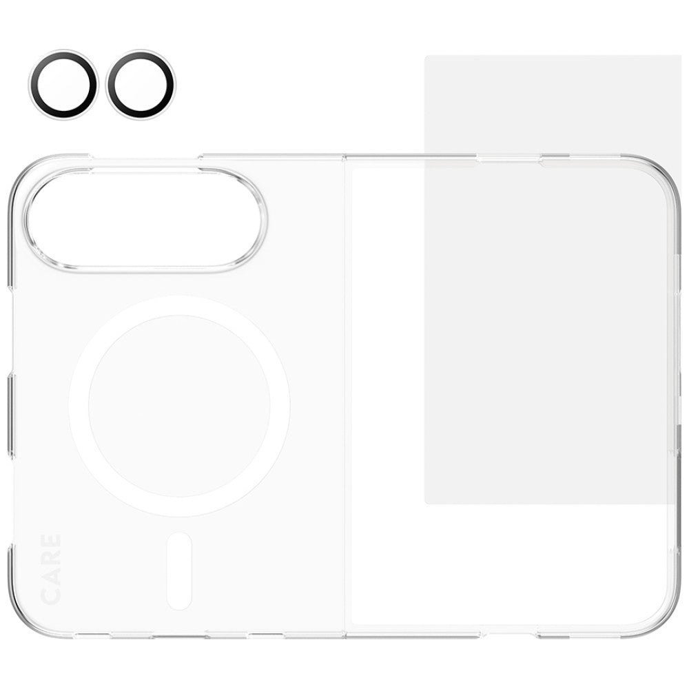 CARE by PanzerGlass iPhone Duo 3-in-1 SL1M Bundle Privacy