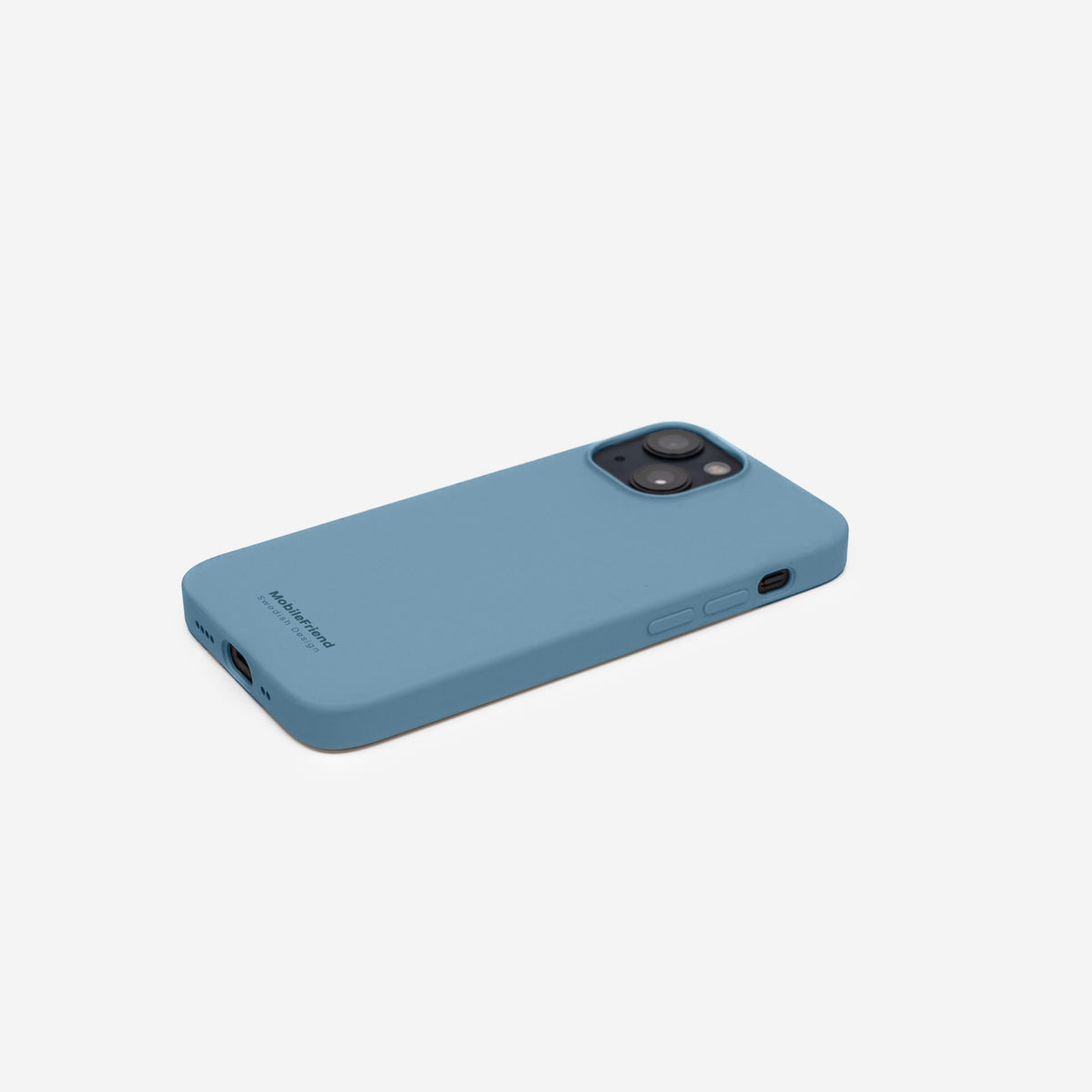 MobileFriend iPhone 12 Mini/iPhone 13 Mini Kuori Silikoni Tyynenmeren sininen