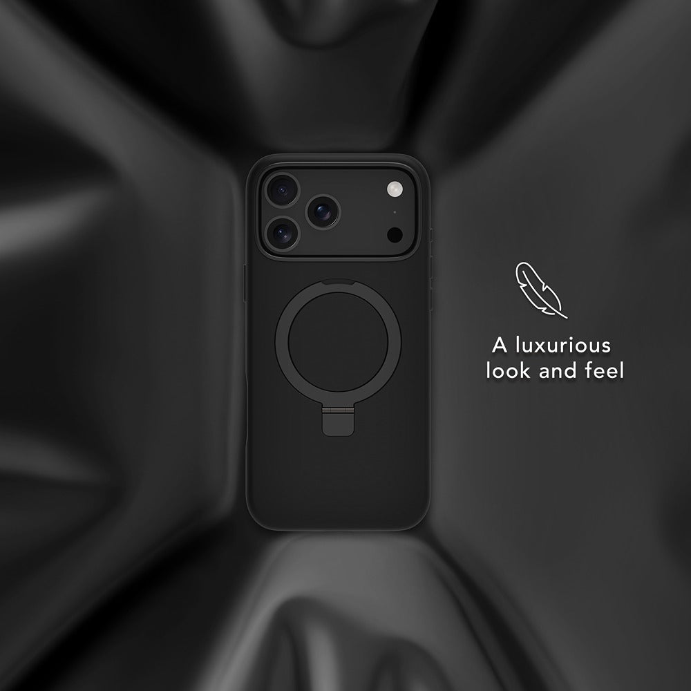 dbramante1928 iPhone 17 Pro Max/iPhone 18 Pro Max Kuori Roskilde MagSafe Kick ICON Midnight