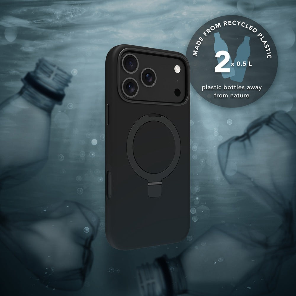 dbramante1928 iPhone 17 Pro Max/iPhone 18 Pro Max Kuori Roskilde MagSafe Kick ICON Midnight
