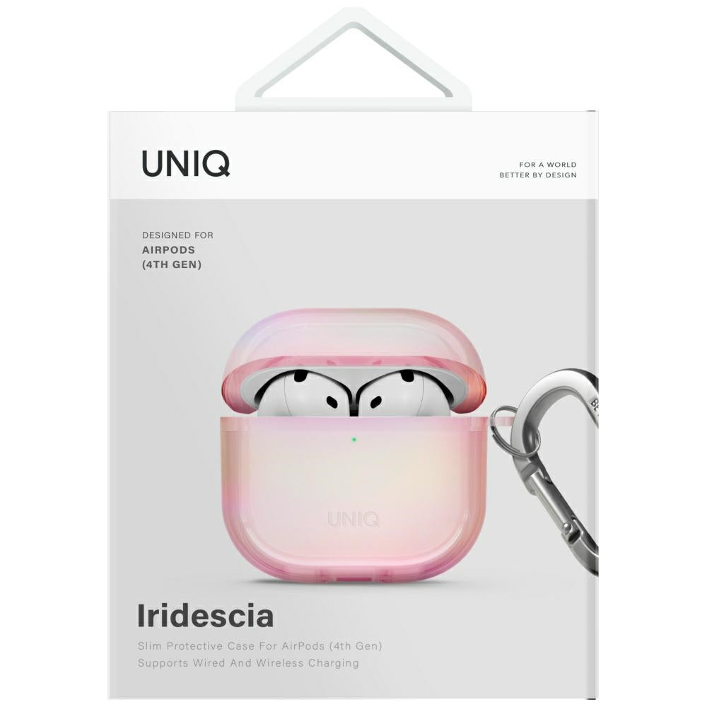 Uniq AirPods 4/5 Kuori Iridescia Pink Prism