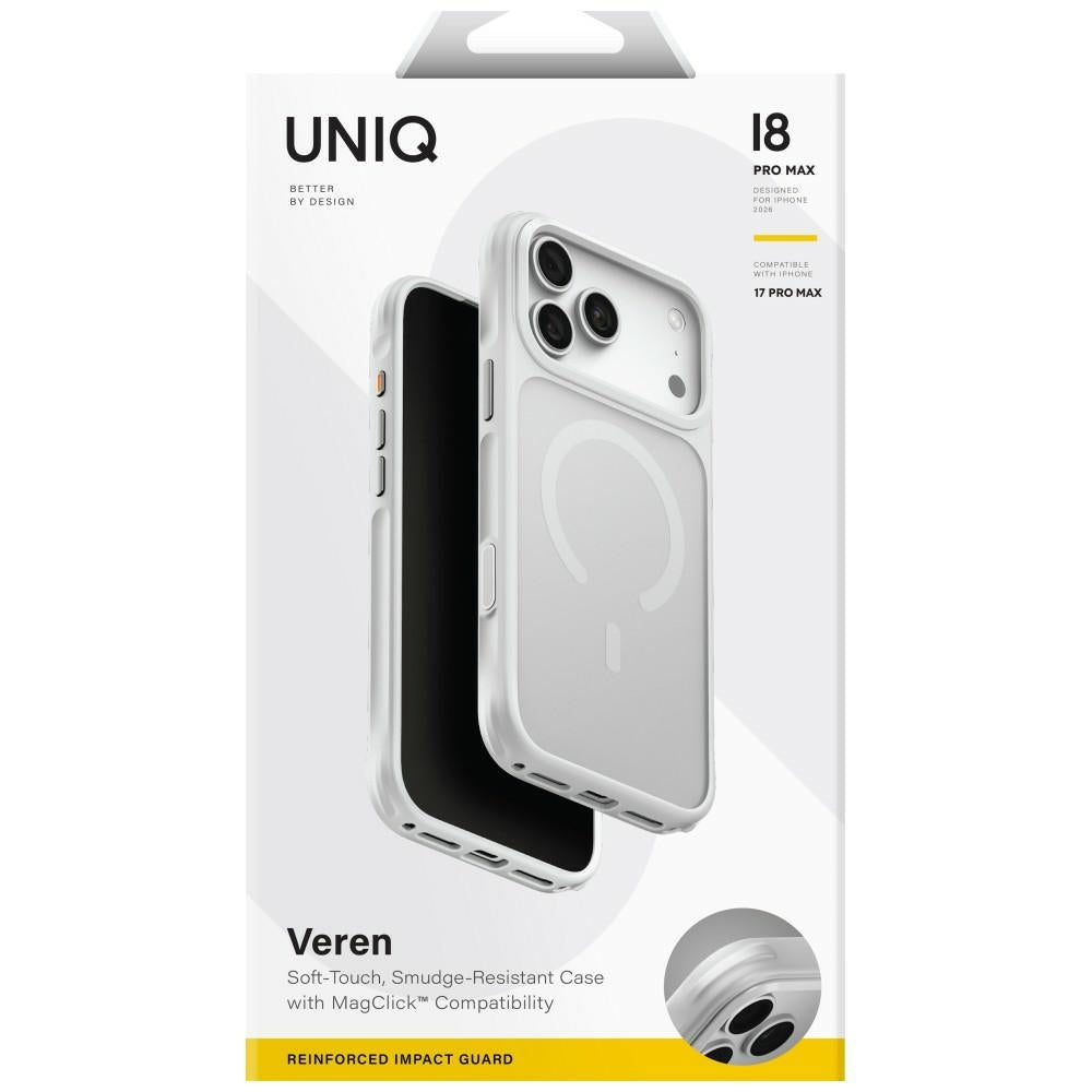 Uniq iPhone 17 Pro Max/iPhone 18 Pro Max Kuori Veren MagClick Liitu Huurre