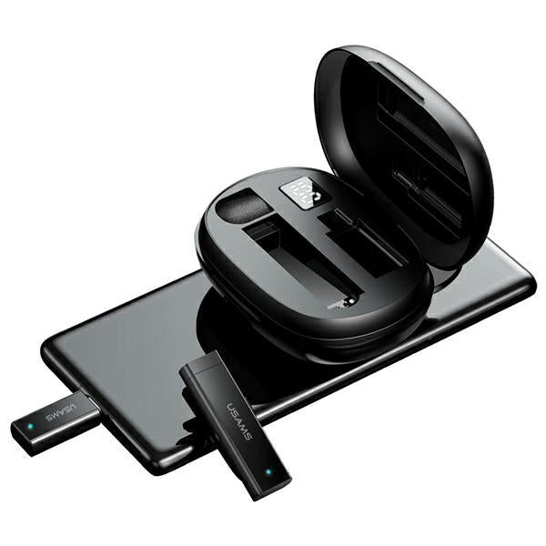 Usams Langaton nappimikrofoni USB-C-vastaanottimella