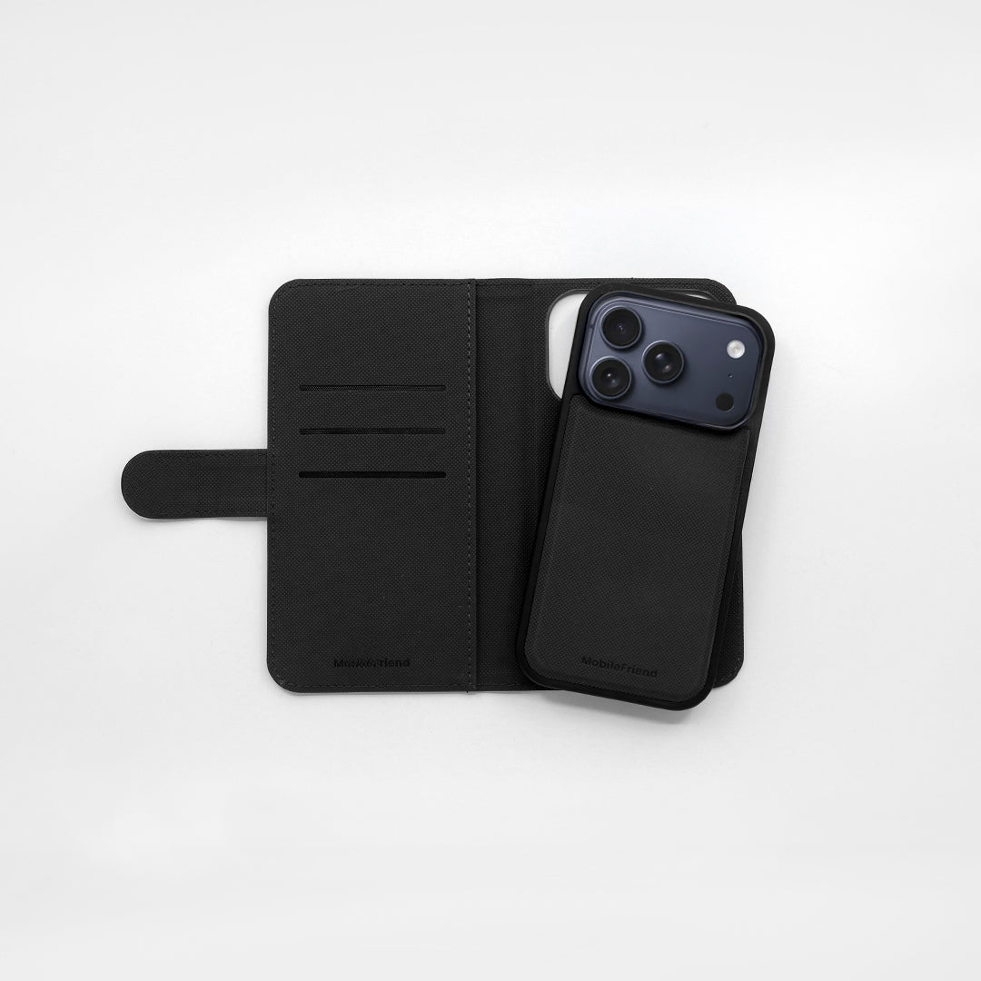 MobileFriend iPhone 17 Pro Max/iPhone 18 Pro Max Kotelo magneettinen Musta