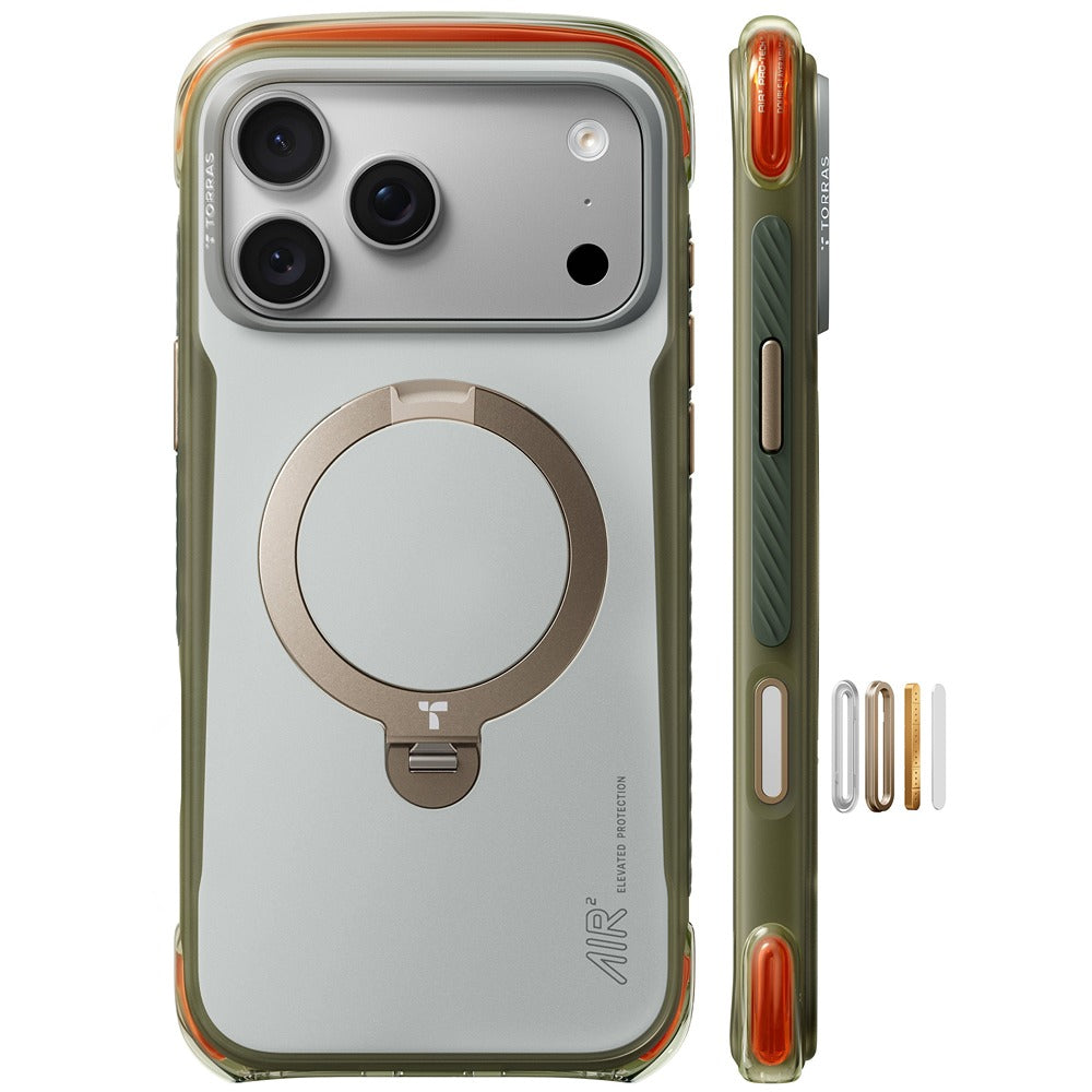 Torras iPhone 18 Pro Max Kuori Ostand Q3 Air Pro Alpine Marble