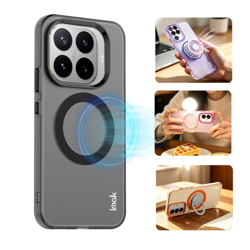 Imak Xiaomi 17T Pro Kuori Candy Color MagSafe Musta