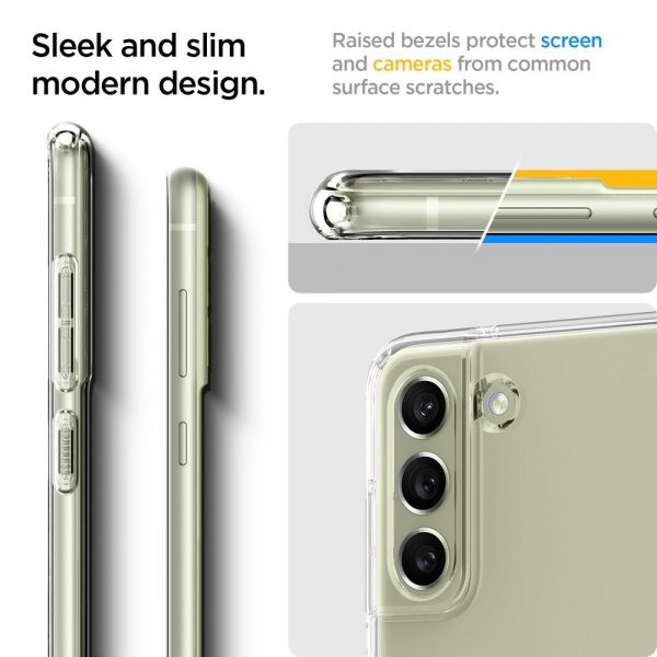 Spigen Samsung Galaxy S21 FE Kuori Liquid Crystal Crystal Clear