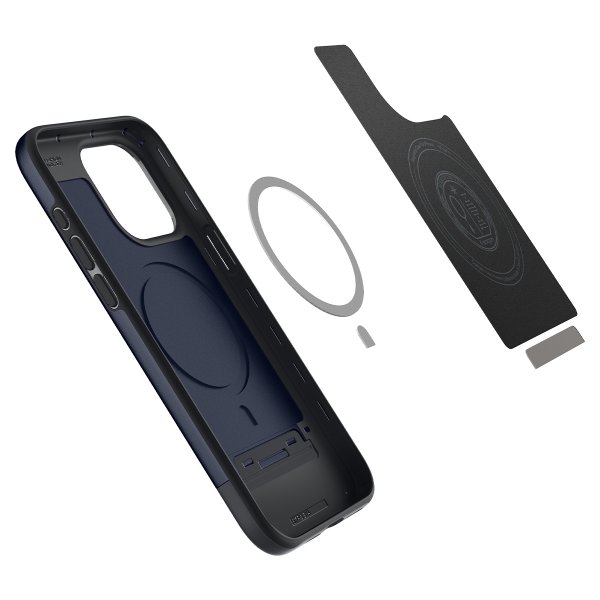 Spigen iPhone 15 Pro Max -suojakuori Style Armor MagFit Midnight Indigo