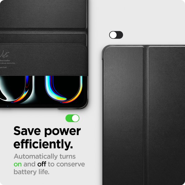 Spigen iPad Pro 11 (M4/M5) Suojakotelo Smart Fold, musta