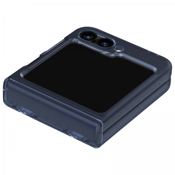 Spigen Samsung Galaxy Z Flip 6/Flip 7 FE Ultra Hybrid Pro Frost Navy Blue -suojakuori