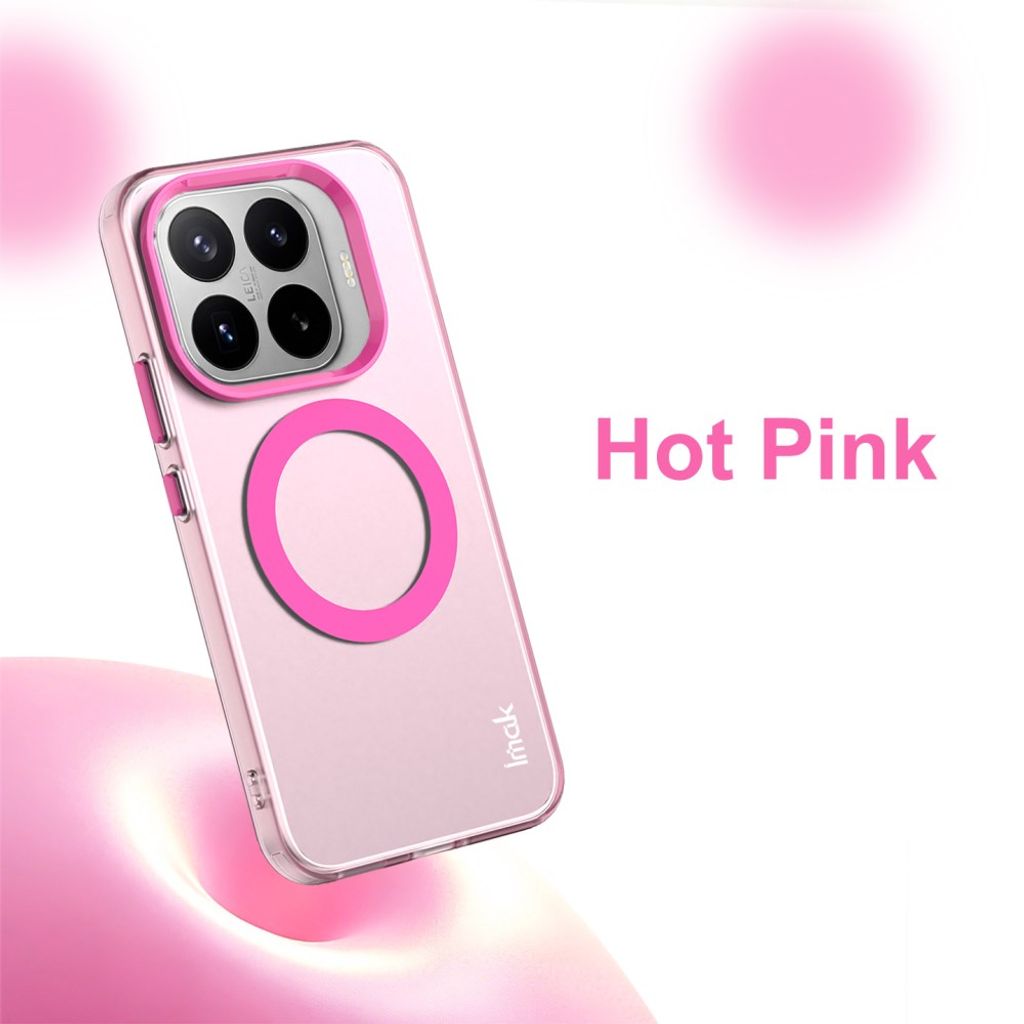 Imak Xiaomi 17T Pro Kuori Candy Color MagSafe Vaaleanpunainen