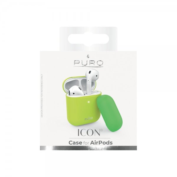 Puro AirPods 1/2 kuori Icon keltainen