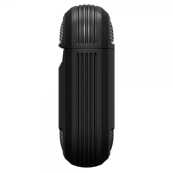 Spigen AirPods 1/2 -suojakuori, Rugged Armor, musta