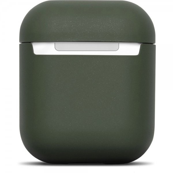 Nudient AirPods 1/2 Thin Case -kuori, Pine Green