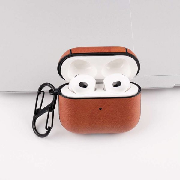 AirPods 3 Kuori Nahkapintainen Vaaleanruskea