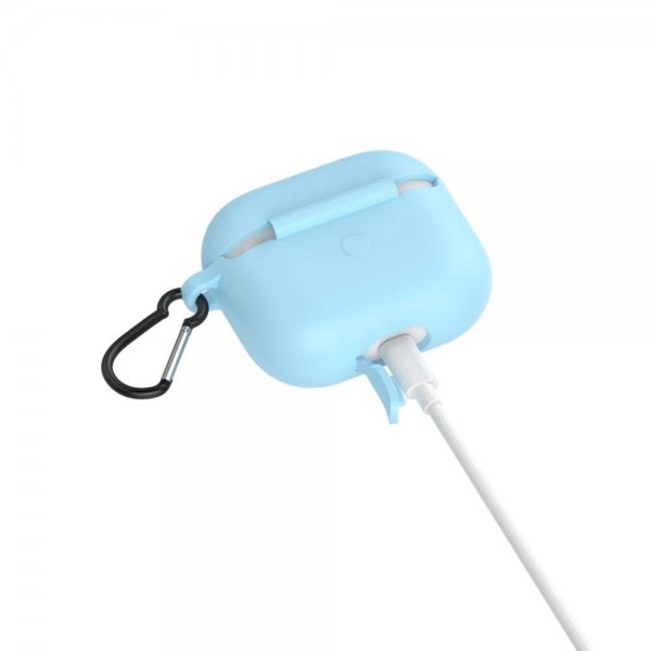 AirPods 3 Kuori Karabiinilukolla Sininen