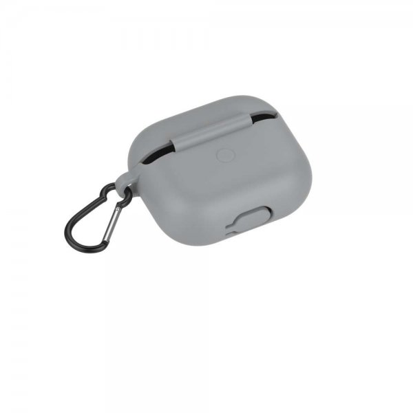 AirPods 3 Kuori Karabiinilukolla Harmaa