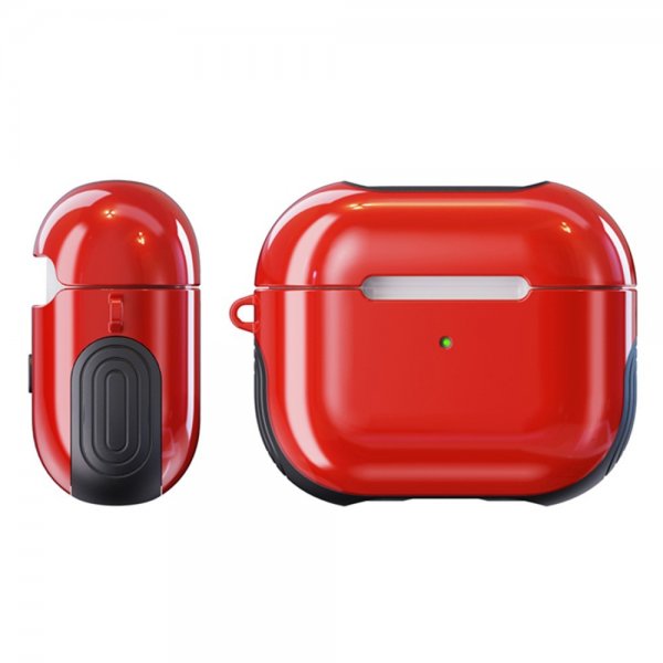 AirPods 3 Kuori Kumipintainen Punainen