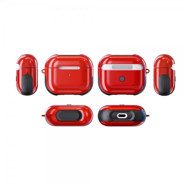 AirPods 3 Kuori Kumipintainen Punainen