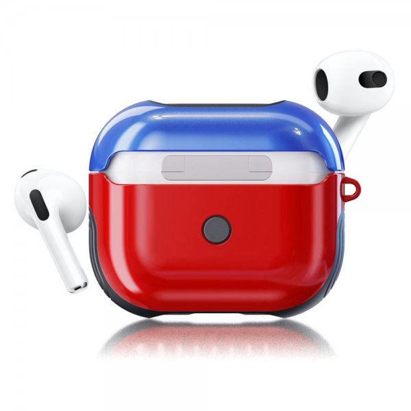AirPods 3 Kuori Kumipintainen Punainen Sininen