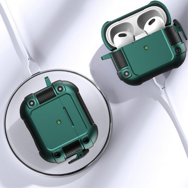 AirPods Pro 2 Kuori Lukko Solki Vihreä