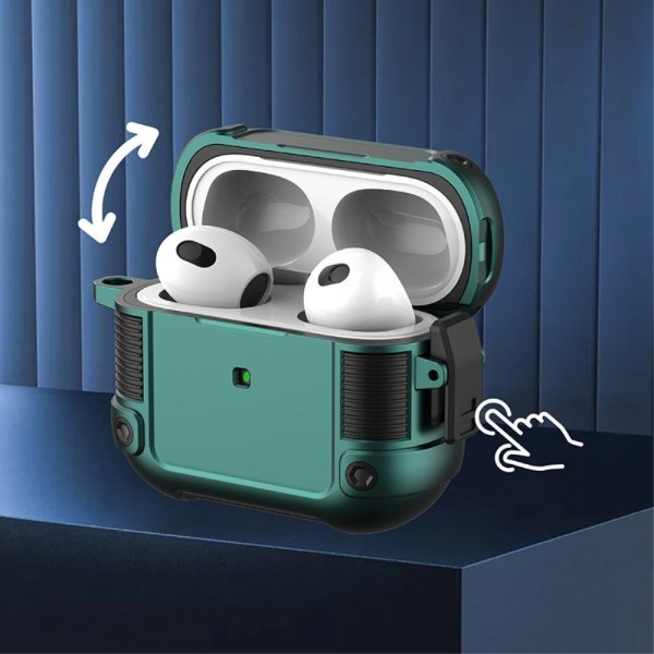 AirPods Pro 2 Kuori Lukko Solki Vihreä