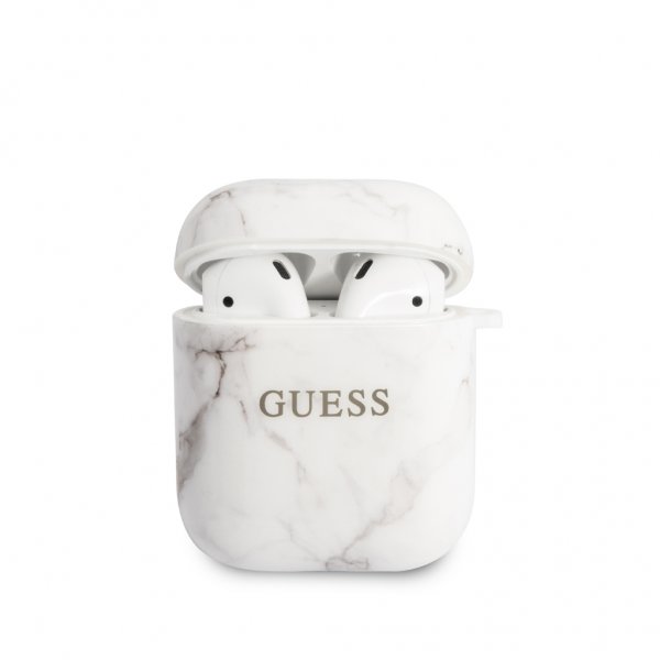 Guess AirPods (1/2) Kuori Marble Valkoinen
