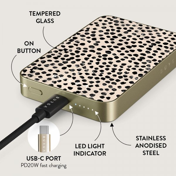 Burga Powerbank MagSafe 5000 mAh Almond Latte Kulta