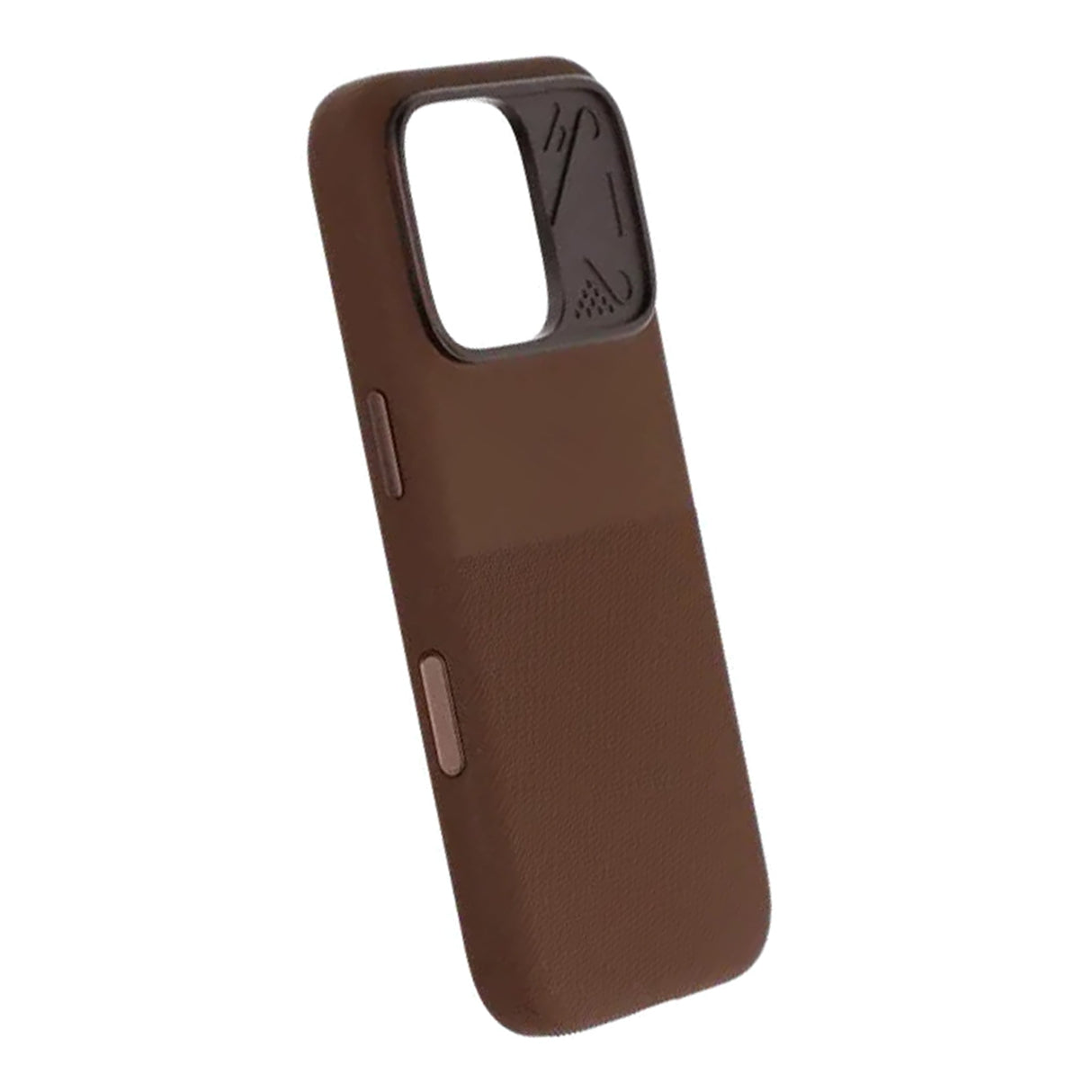 iPhone 16 Pro Kuori Silikoni Kamerareunus MagSafe Ruskea
