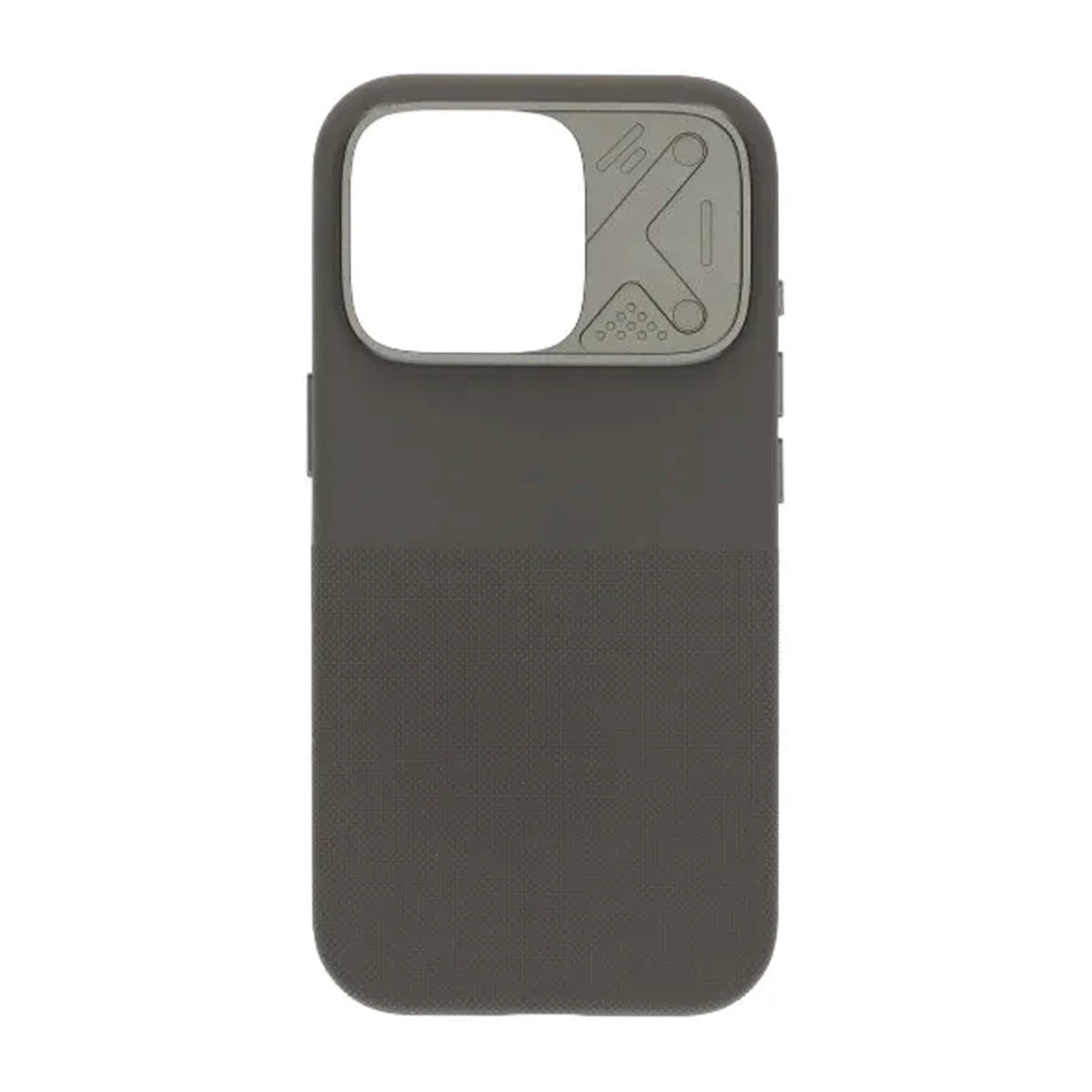 iPhone 16 Pro Kuori Silikoni Kamerareunus MagSafe Harmaa