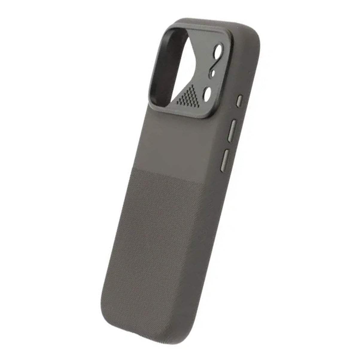iPhone 17 Pro Max Kuori Silikoni Kamerasuoja MagSafe Harmaa