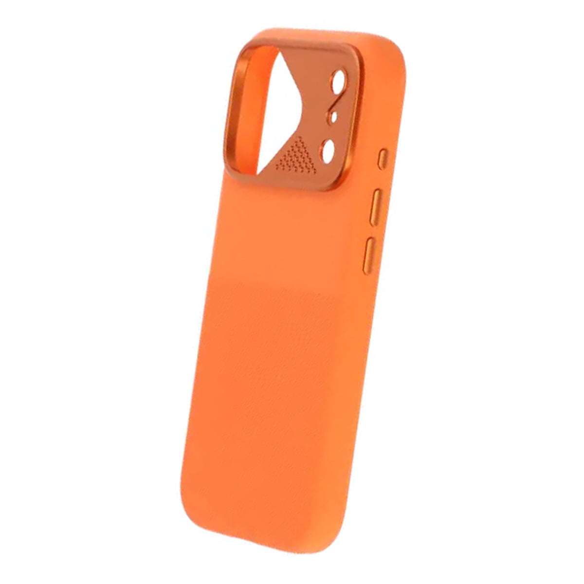 iPhone 17 Pro Max Kuori Silikoni Kamerasuoja MagSafe Oranssi
