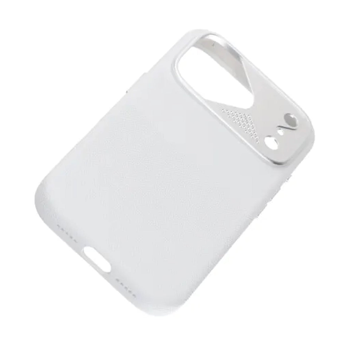 iPhone 17 Pro Max Kuori Silikoni Kamerasuoja MagSafe Valkoinen