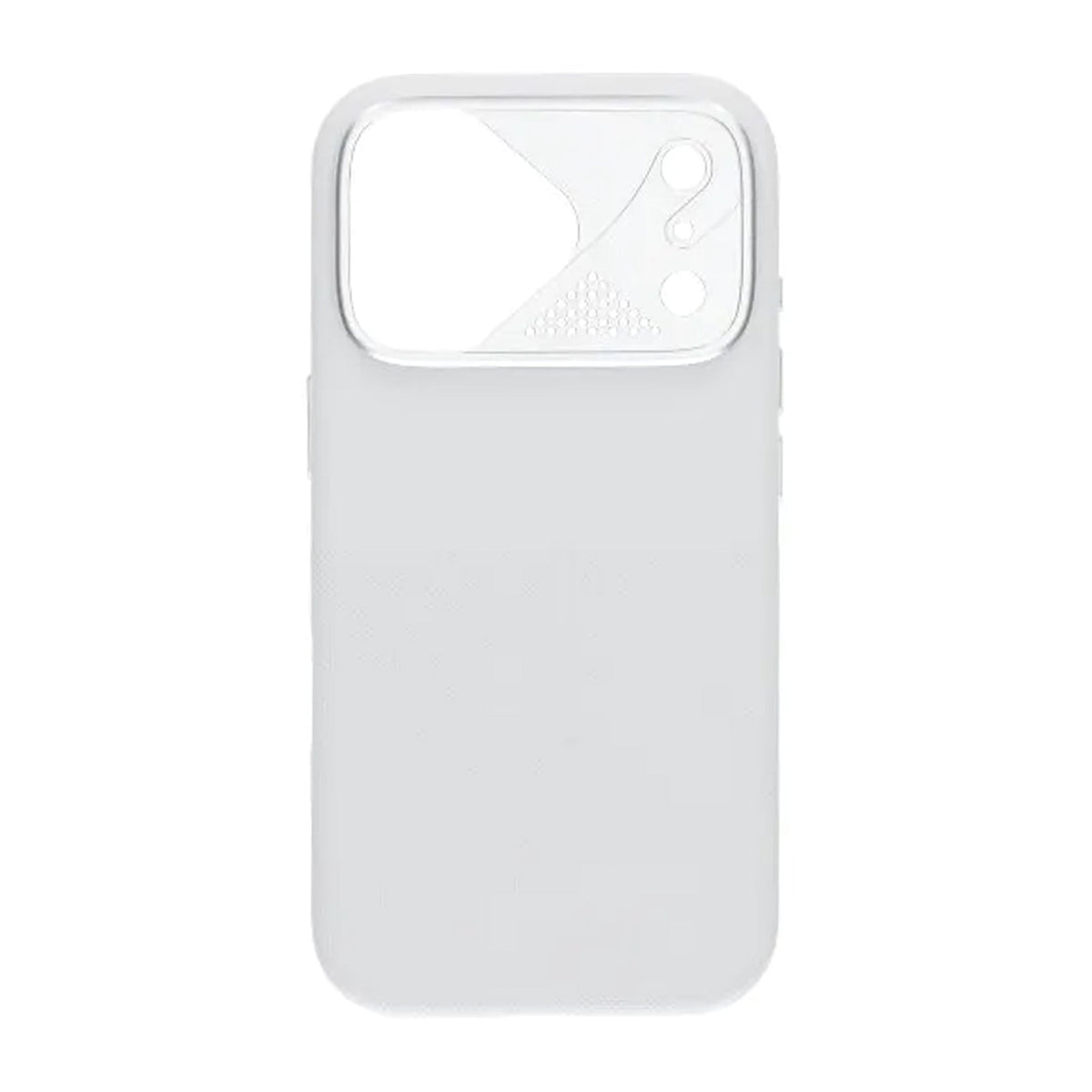 iPhone 17 Pro Max Kuori Silikoni Kamerasuoja MagSafe Valkoinen