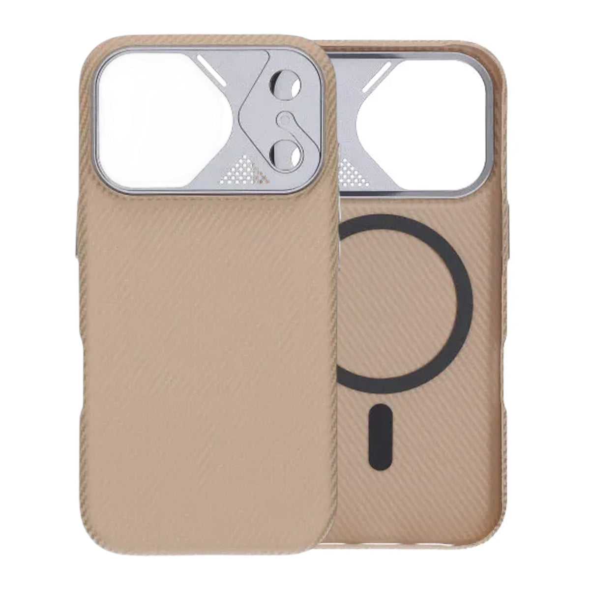 iPhone 17 Pro Max Kuori Kolfibermönster MagSafe Beige