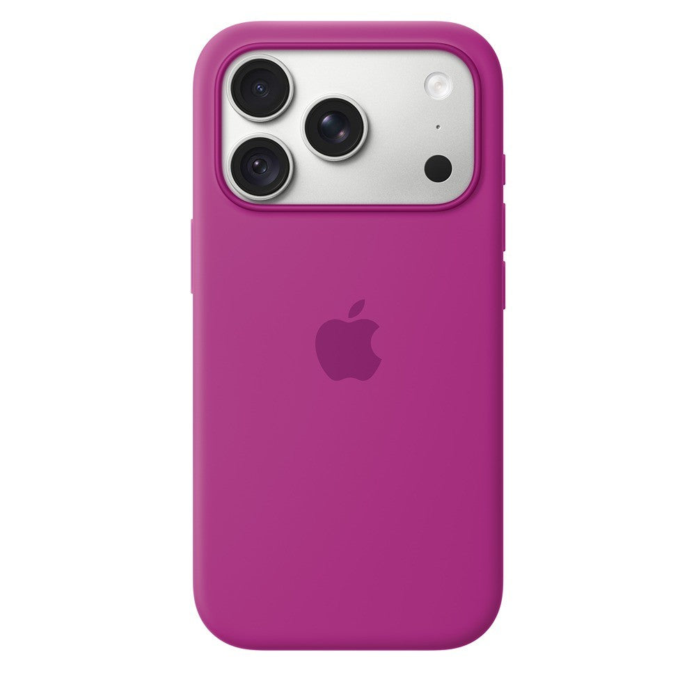 Apple Alkuperäinen iPhone 18 Pro Kuori silikonikotelo MagSafe Magenta