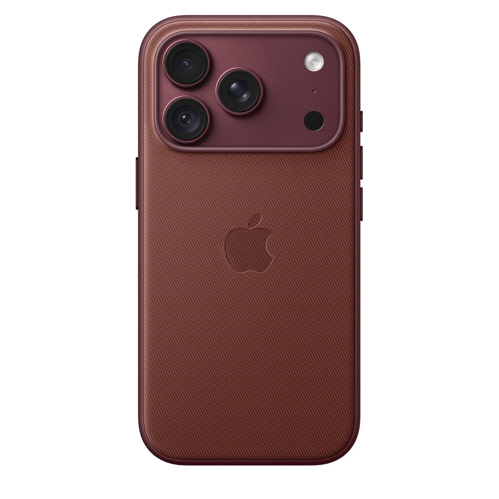 Apple Alkuperäinen iPhone 18 Pro Kuori TechWoven MagSafe Burgundi