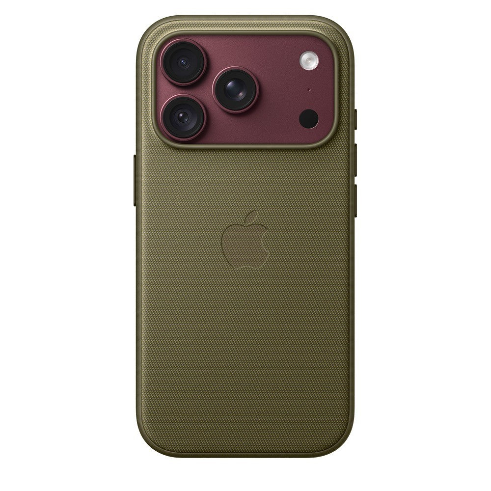 Apple Alkuperäinen iPhone 18 Pro Kuori TechWoven MagSafe Oliivi
