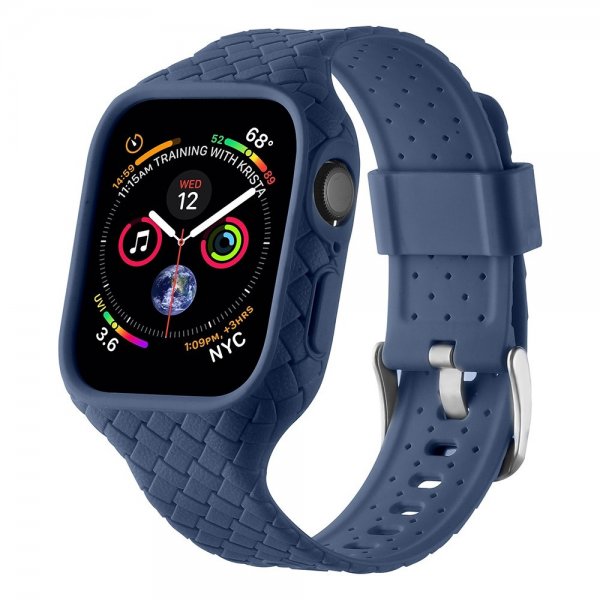 Apple Watch 41mm Ranneke kudottu tekstuuri Tummansininen