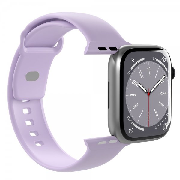 Puro Apple Watch 44/45/46mm/Apple Watch Ultra -ranneke ICON Silikoniranneke Laventeli