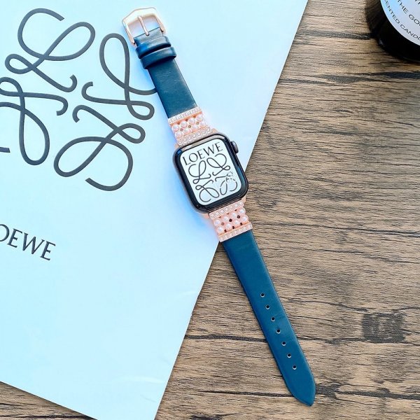 Apple Watch 44/45/46mm/Apple Watch Ultra Ranneke Helmi Sininen