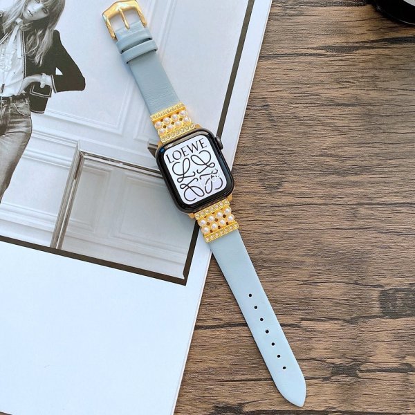 Apple Watch 44/45/46mm/Apple Watch Ultra Ranneke Helmet Vaaleansininen